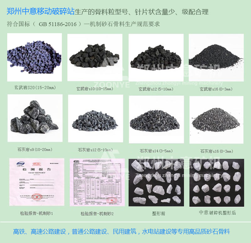 帶篩分機設備處理生產(chǎn)出來的再生骨料