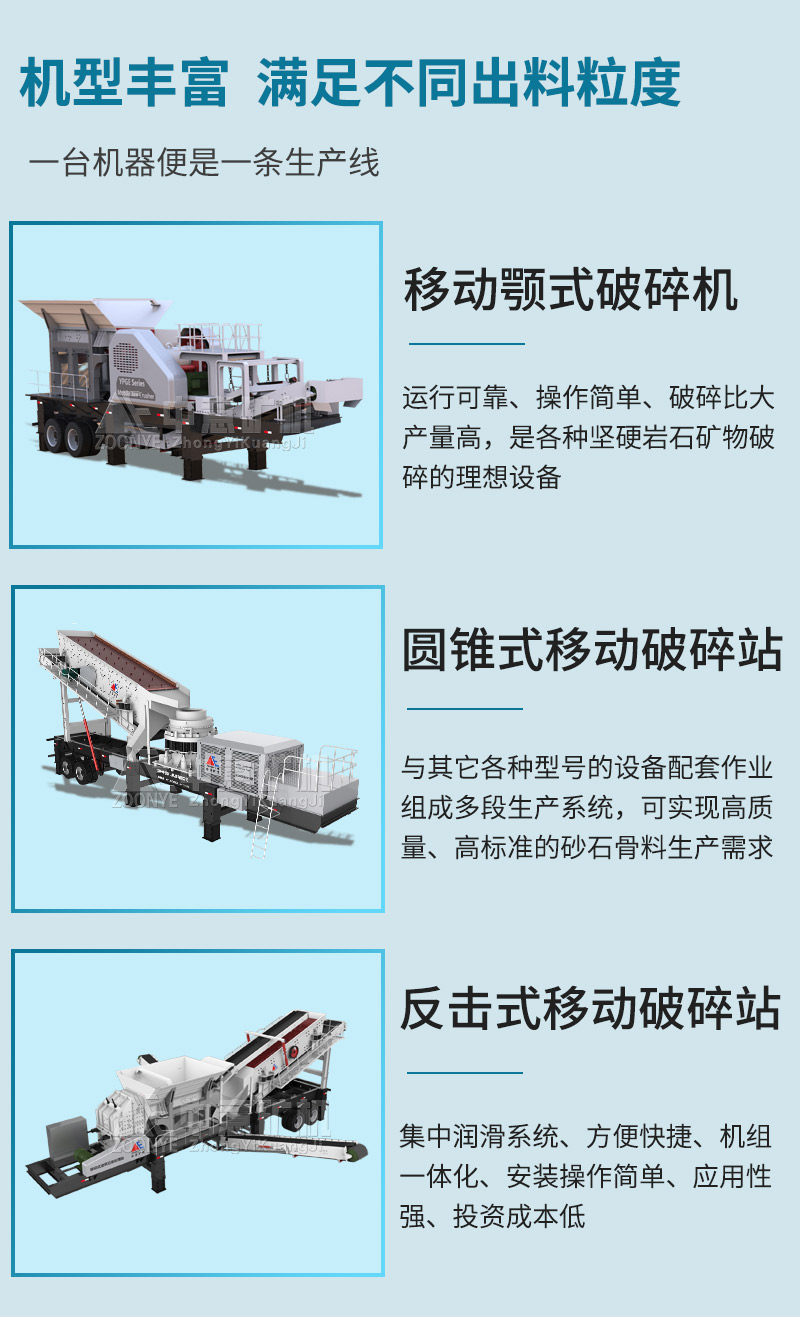 移動破碎機(jī)優(yōu)勢