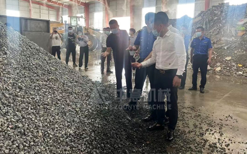 分揀、破碎的建筑骨料